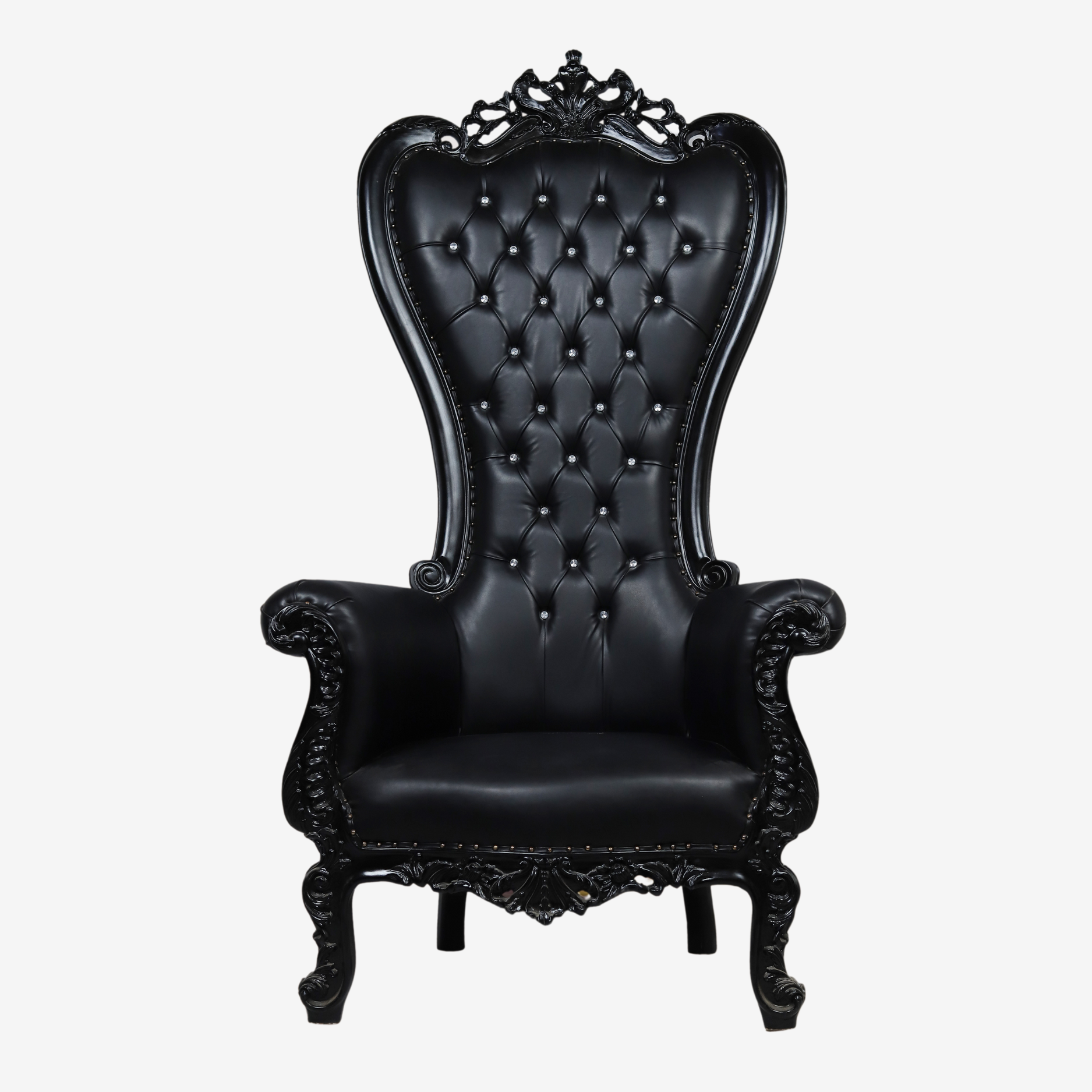 Black King Throne Chair