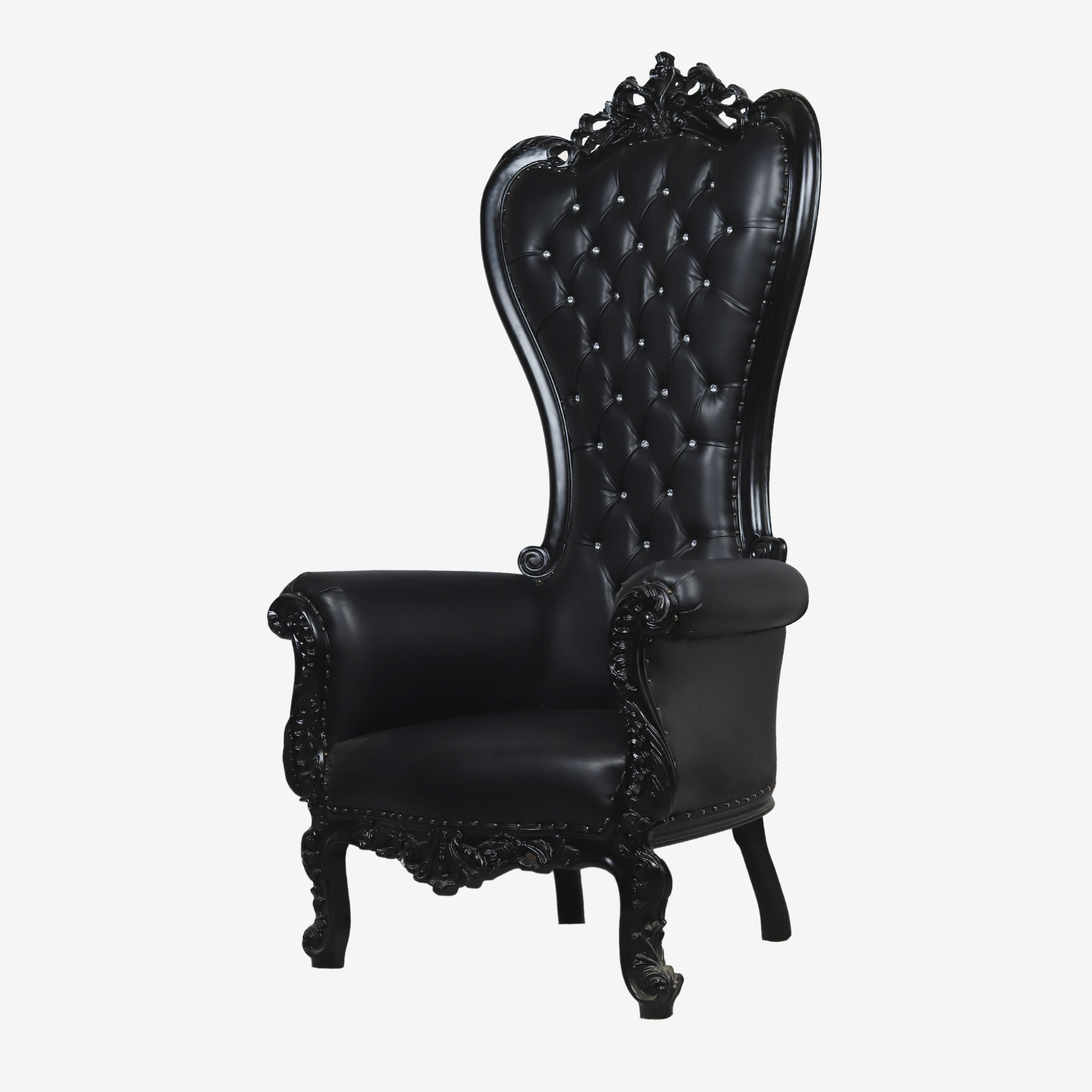 Black King Throne Chair