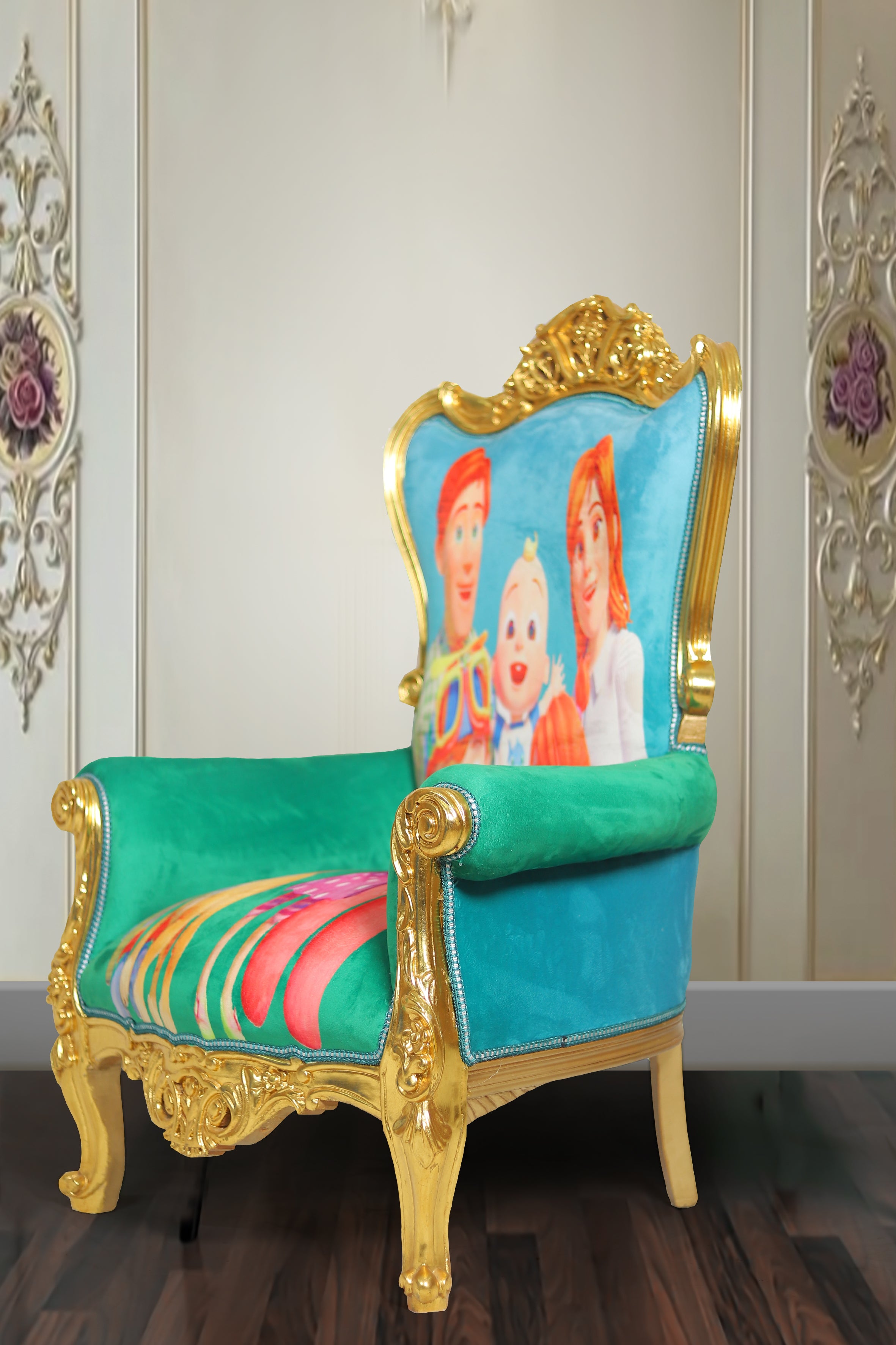 Disney-Inspired Kids Throne Chair