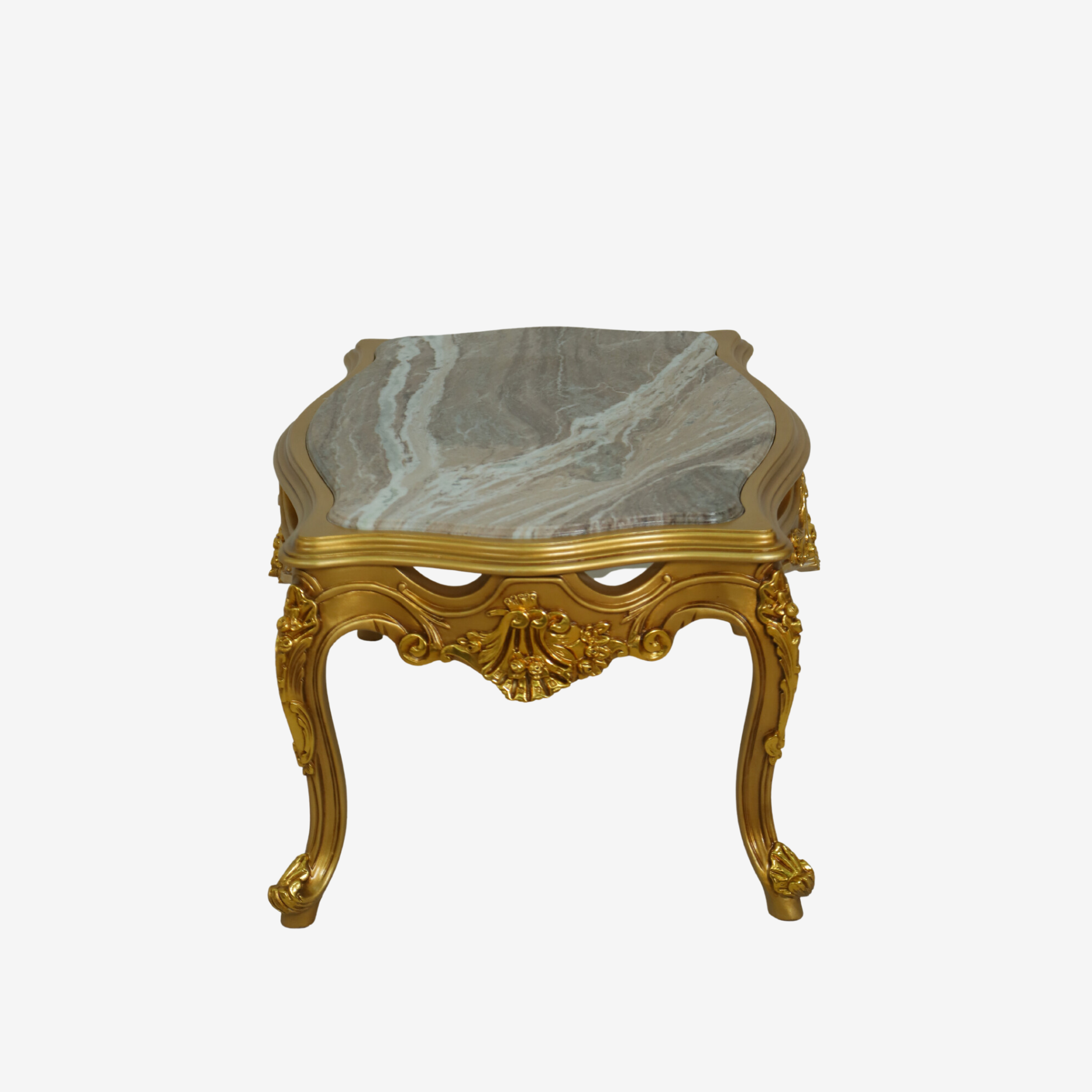 Marble and Gold Coffee Table