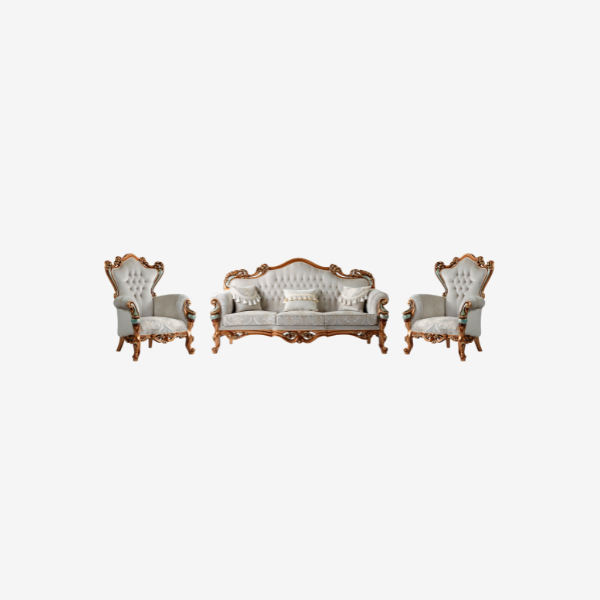 The Serene White Living Room Set