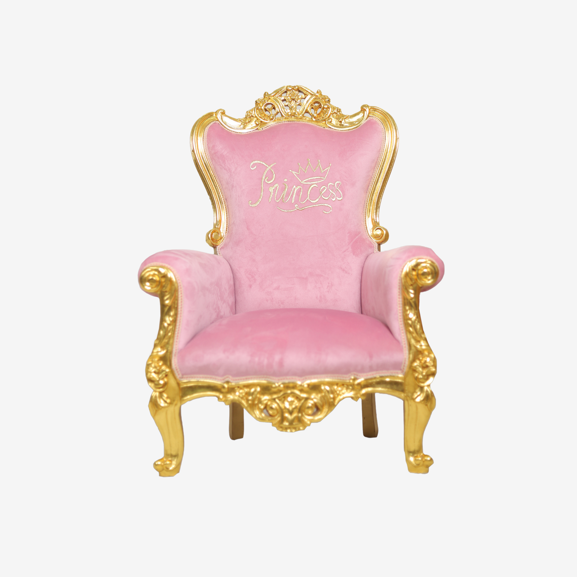Front view of Princess Regal Chair showcasing plush cushions​

